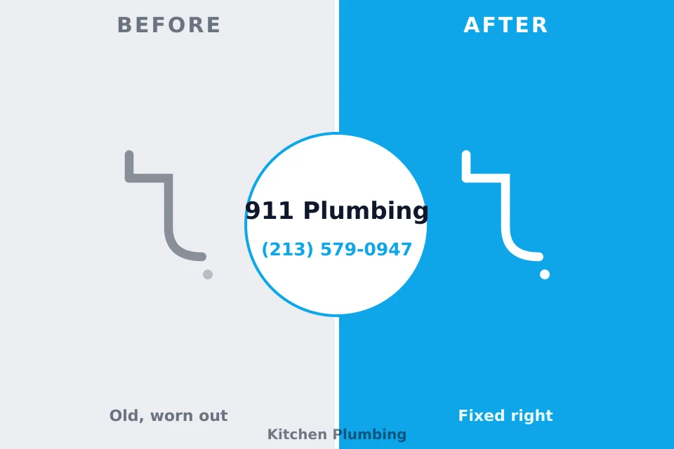 Before and after: plumbing company Merton, WI